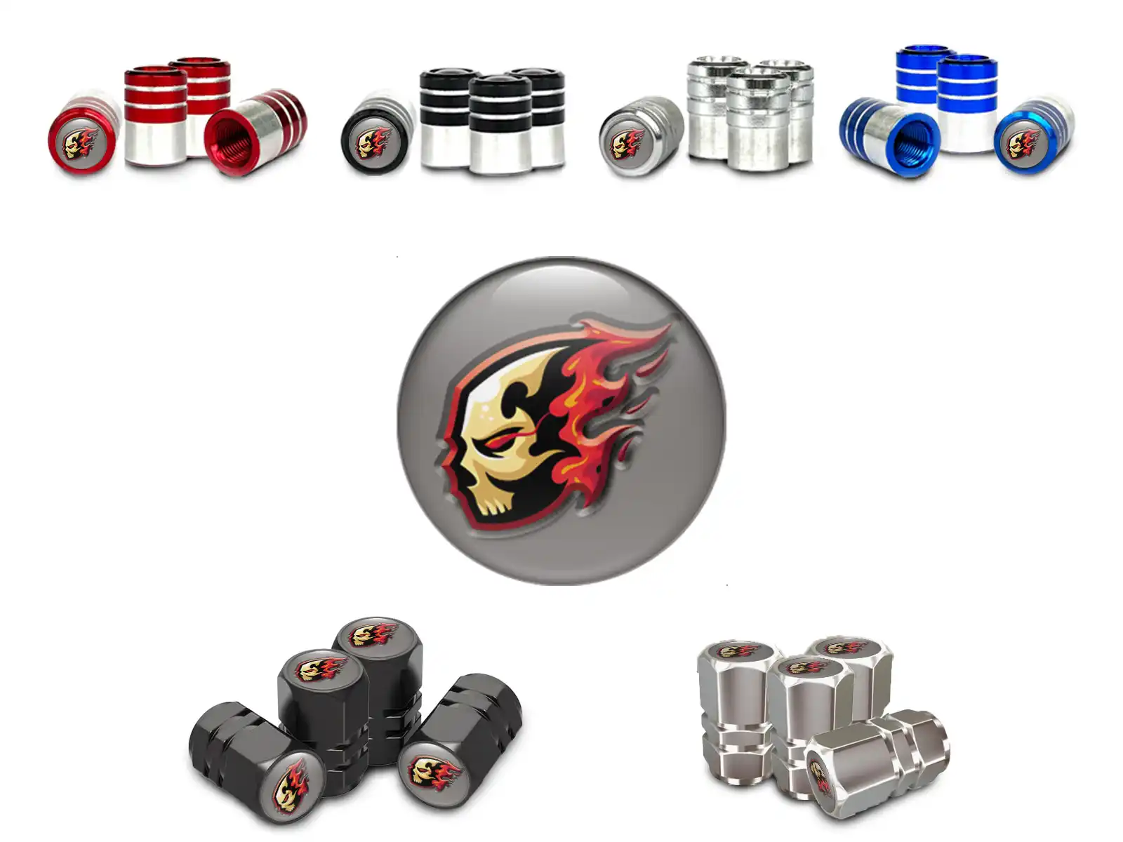Valve Stem Caps Bicycle Racing Look